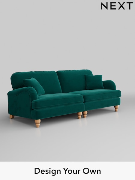 Plush Velvet Easy Clean/Juniper Green Lilly Ii (683435) | £1,150