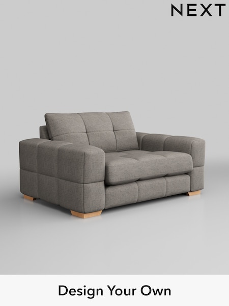 Boucle Weave Easy Clean/Light Dove Grey Brooke Deep Sit (683678) | £1,425