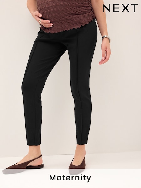 Black Maternity Skinny Ponte Trousers (684404) | £26