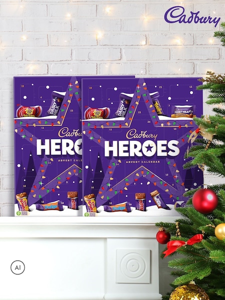 Cadbury Heroes Chocolate Advent Calendar 230g Bundle Of 2
