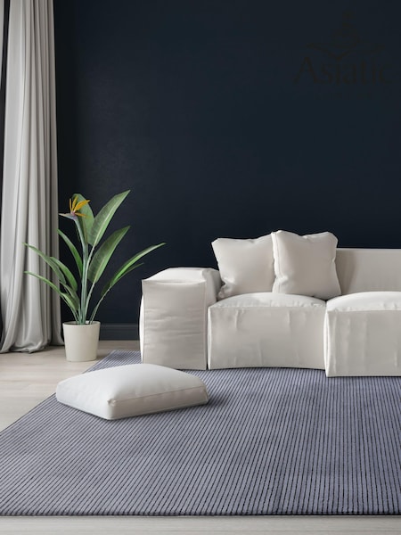 Asiatic Rugs Blue Kuza Stripe Rug (685238) | £122 - £348