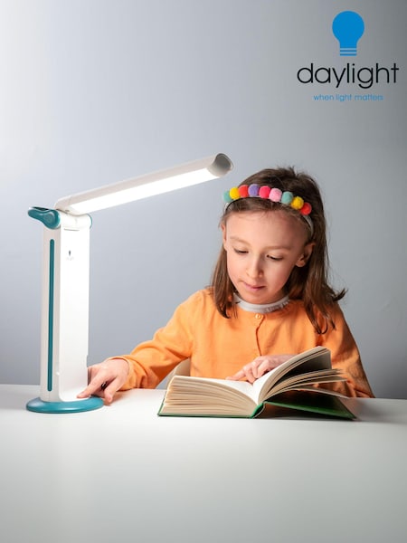 Daylight Company White Twist 2 Go Rechargeable Wireless Task Lamp (686941) | £85