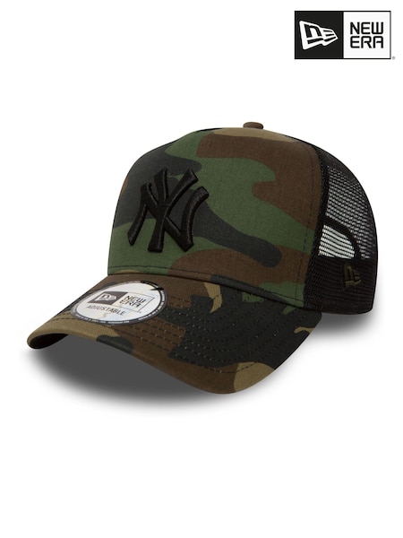 New Era® New York Yankees Kids Camo 9FORTY 100% Cotton Trucker Cap (686999) | £23