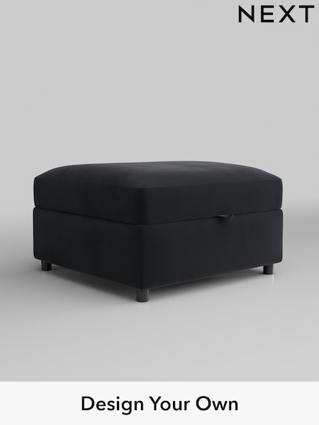 Plush Velvet Easy Clean/Charcoal Grey Parker Platform (687196) | £499