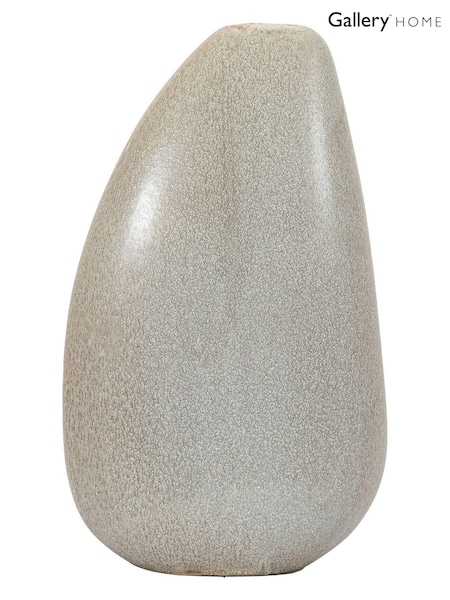 Gallery Home Grey Large Adelanto Pebble Vase (687445) | £74