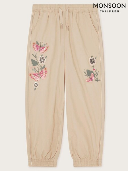 Monsoon Natural Embroidered Cargo Trousers (689329) | £12.50 - £14.50