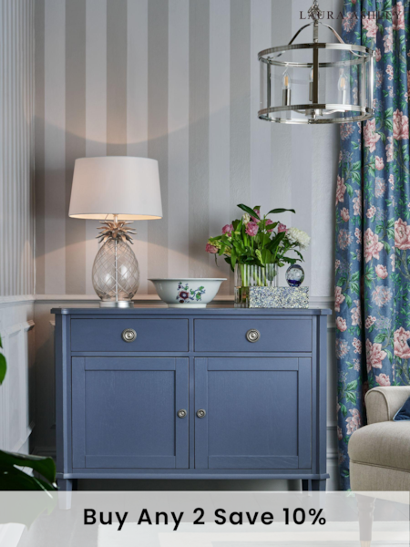 Laura Ashley Dusky Seaspray Henshaw Two Doors Two Drawers Sideboard (689419) | £860