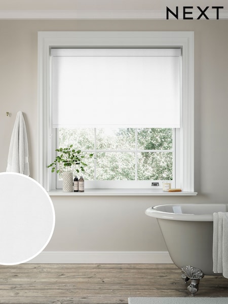White Lucky Made to Measure Blackout Roller Blind (689525) | £63