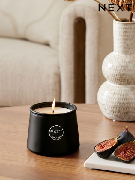 Black Country Luxe Wild Fig Scented Candle (689700) | £12