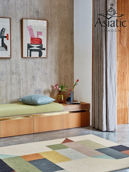 Asiatic Rugs Multi Reef Wool Modern Rug (689971) | £160 - £455