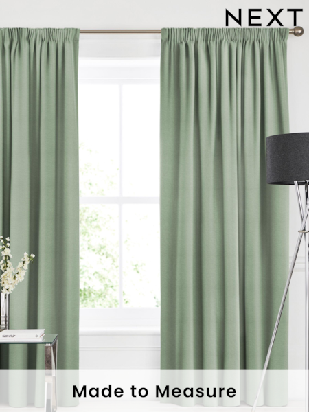 Alpine Green Soho Made To Measure Curtains (690088) | £100