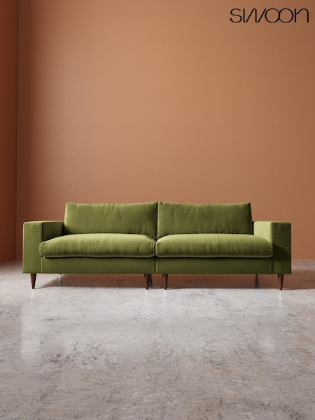 Swoon Evesham Easy Velvet 4 Seater Sofa