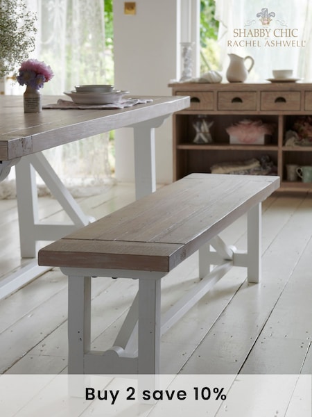 Shabby Chic by Rachel Ashwell® Reclaimed Pine Loretta Bench (691835) | £249