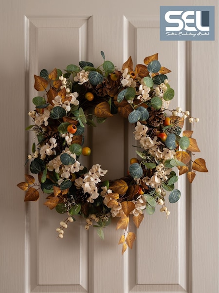 Scottish Everlastings Ltd Hydrangea & Foliage Wreath