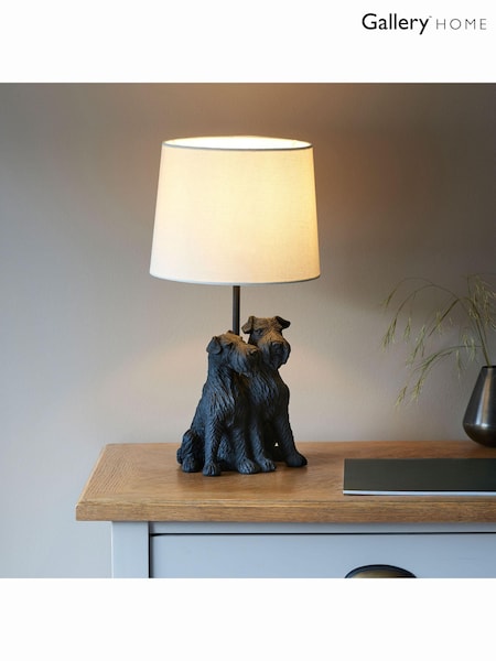Gallery Home Black Westie Dog Table Lamp (695565) | £72