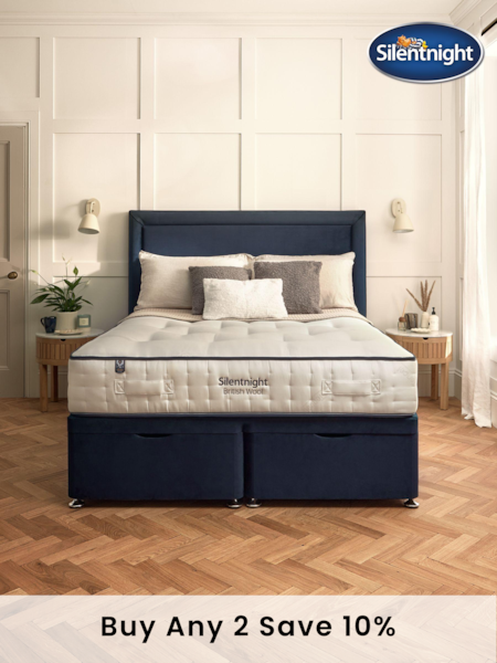 Silentnight White Wool Naturals Pocket 1800 Mattress (696266) | £620 - £885
