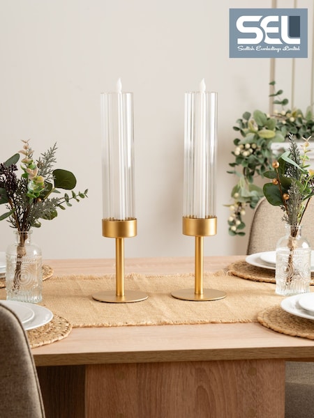 Scottish Everlastings Ltd Glass Candle Holder