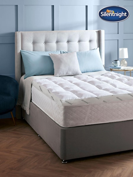 Silentnight White Airmax 1000 10cm Mattress Topper (697067) | £50 - £75