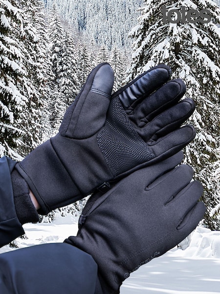 Totes Black Mens Manzella Warm Glove (698166) | £30