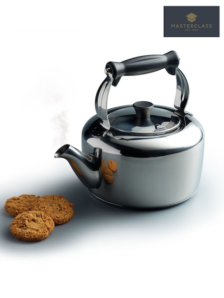 Masterclass Silver Deluxe Farmhouse Heavy Duty Kettle (698683) | £64