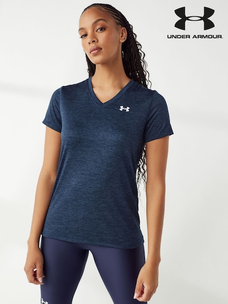 Under Armour Blue Chrome Tech V-Neck T-Shirt (699464) | £27