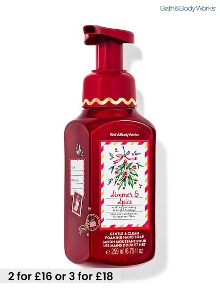Simmer & Spice - Bath & Body Works Gentle & Clean Foaming Hand Soap 259ml
