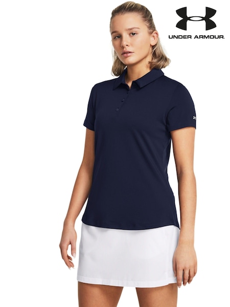 Under Armour Blue Small Golf Play Off Logo Polo Shirt (699781) | £45