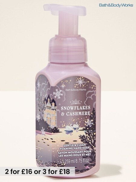 Snowflakes and Cashmere - Bath & Body Works Gentle & Clean Foaming Hand Soap 259ml