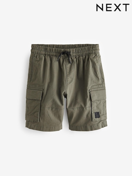 Khaki Green Single Cargo Shorts (3-16yrs) (701149) | £11 - £16