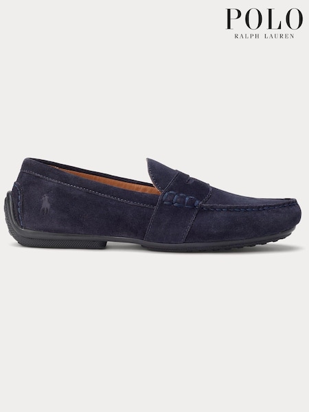 Polo Ralph Lauren Navy Reynold Suede Driver Loafers (702849) | £130
