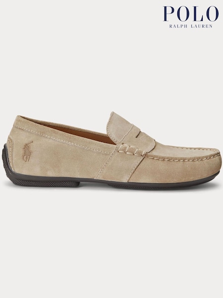 Polo Ralph Lauren Beige Reynold Suede Driver Loafers (702869) | £130