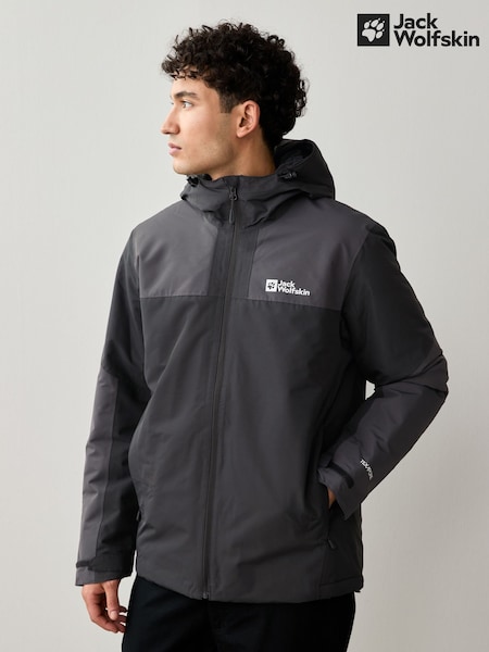 Jack Wolfskin Jasper Insulated Black Jacket (703247) | £175