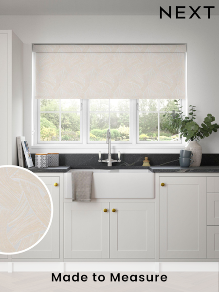 Ivory Cream Décor Made to Measure Blackout Roller Blind (704326) | £63
