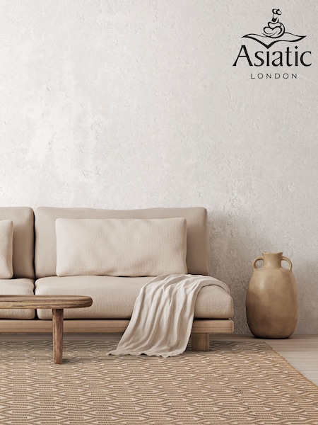 Asiatic Rugs Cream Global Lattice Rug (705077) | £102 - £290