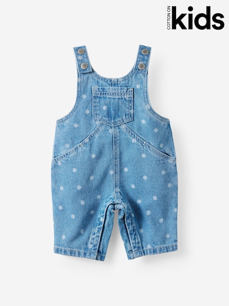 Blue - Cotton On Aspen Denim Overall Bodysuit