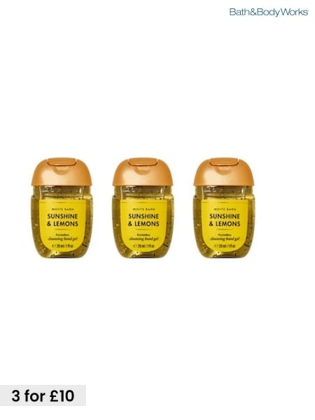 Sunshine and Lemons - Bath & Body Works Pocketbac Trio Hand Sanitiser