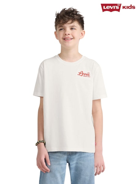 Cream - Levi's® Pizza Loving Bear T-shirt