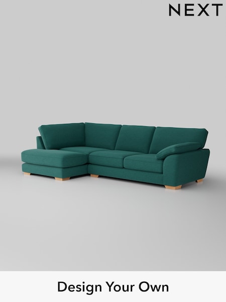 Fine Chenille Easy Clean/Dark Juniper Green Stamford Grand Relaxed Sit (708288) | £2,525