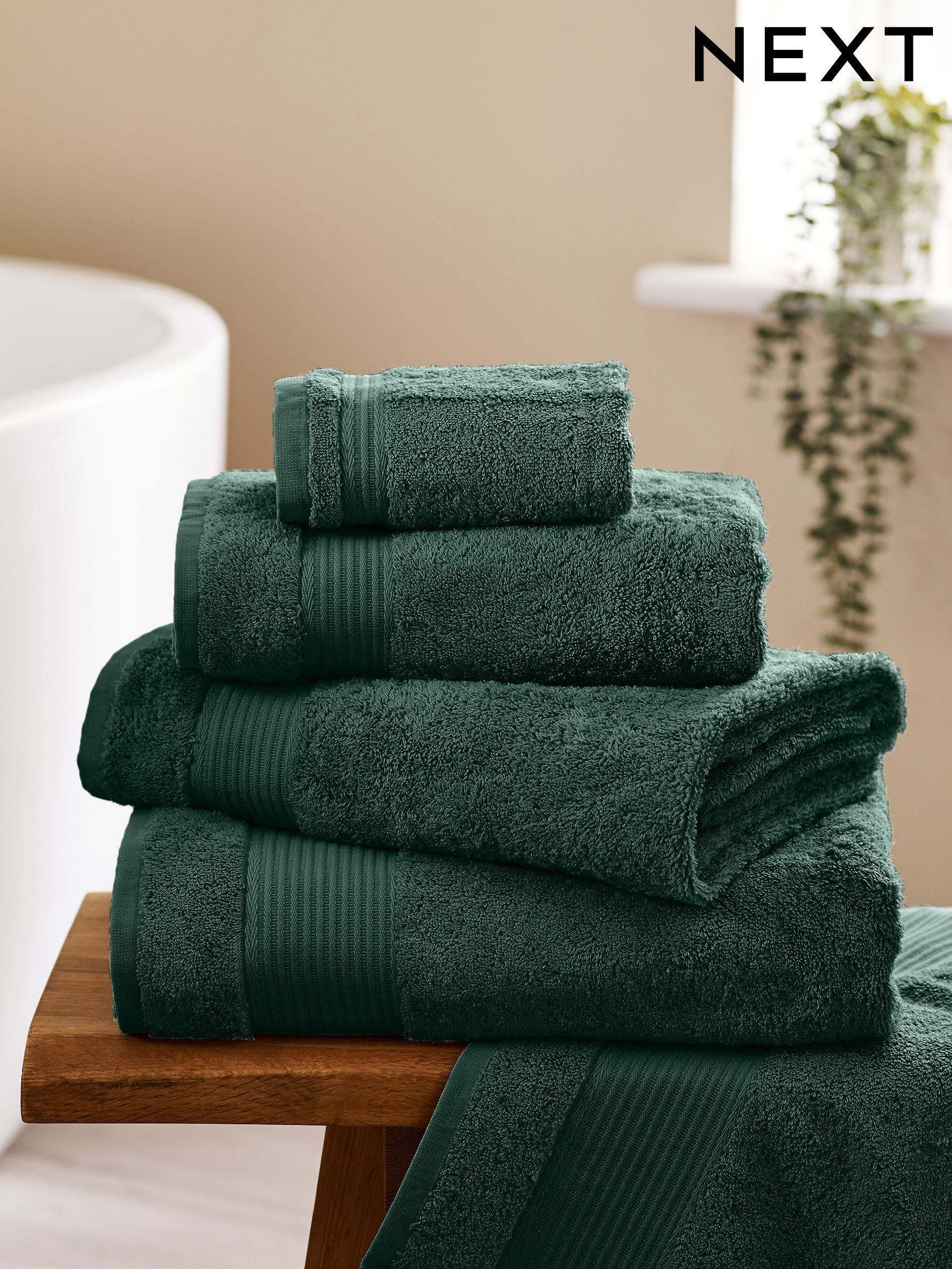 Green bathroom towels sales