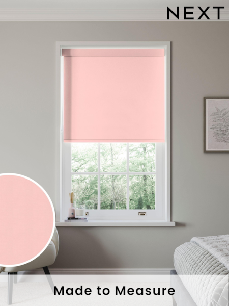Pink Glow Made to Measure Blackout Roller Blind (708678) | £55