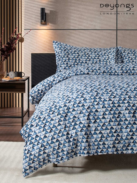 Deyongs Triangles Duvet Cover And Pillowcase Set