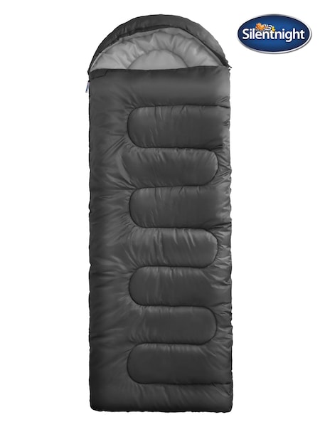 Silentnight Black Camping Collection Reversible Softfill™ Adult Sleeping Bag (709335) | £40