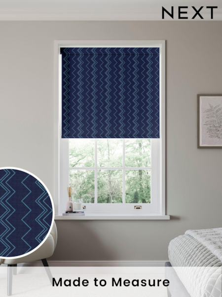 Blue Zally Made to Measure Roller Blind (710619) | £57