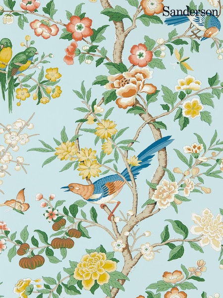Sanderson Blue Chinoiserie Hall 10.05M Wallpaper (710893) | £164