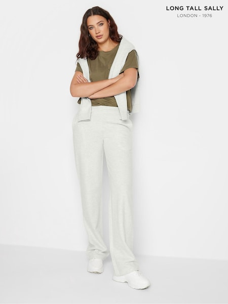 Long Tall Sally Grey Wide Leg Joggers (713714) | £28