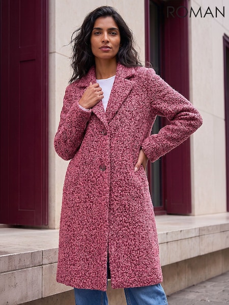 Red - Roman Teddy Smart Coat