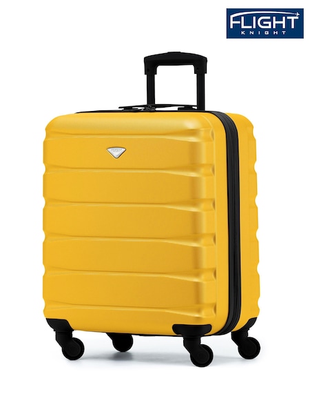 Flight Knight 56x45x25cm EasyJet Overhead 4 Wheel ABS Hard Case Cabin Carry On Hand Luggage (717990) | £50