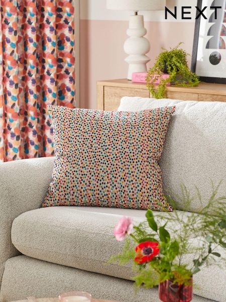 Multi Cut Velvet Spot 59 x 59cm Cushion (720390) | £36