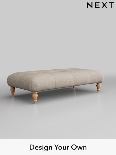 Tweedy Chenille/Mid Natural Erin Buttoned Back Deep Sit (723498) | £450