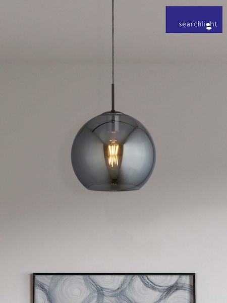 Searchlight Metal & Glass Pendant Ceiling Light
